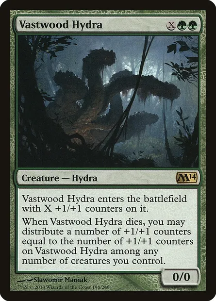 Vastwood Hydra, Magic card M14 198 — Magic 2014 set