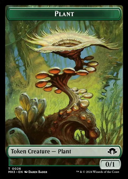 Plant, Magic card TMH3 26 — Modern Horizons 3 Tokens set