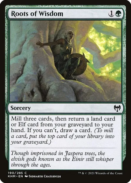 Roots of Wisdom, Magic card KHM 190 — Kaldheim set