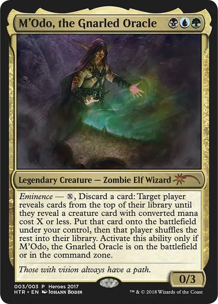 M'Odo, the Gnarled Oracle, carte Magic PH17 3 — extension 2017 Heroes of the Realm