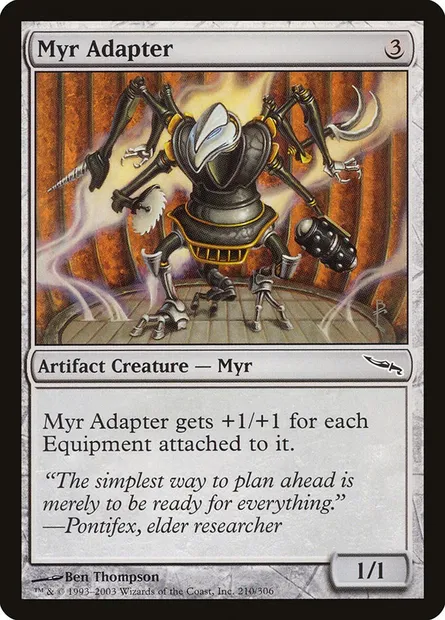 Myr Adapter, Magic card MRD 210 — Mirrodin set