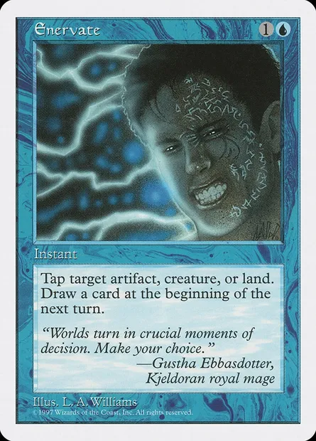 Enervate, Magic card 5ED 84 — Fifth Edition set