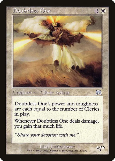 Doubtless One, Magic card ONS 27 — Onslaught set