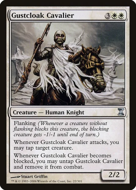 Gustcloak Cavalier, Magic card TSP 22 — Time Spiral set