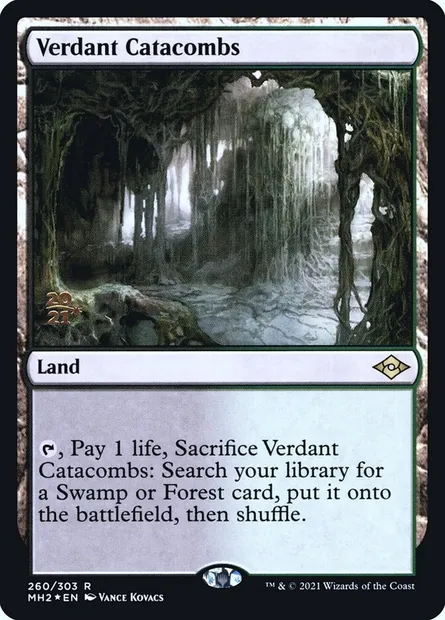 Verdant Catacombs, Magic card PMH2 260s — Modern Horizons 2 Promos set