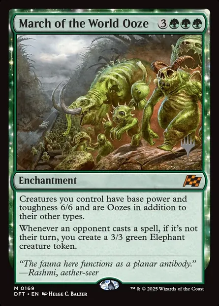 Marche du li-monde, carte Magic PDFT 169p — extension Aetherdrift Promos