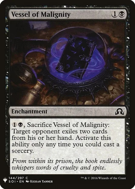 Vessel of Malignity, Magic card PLST SOI-144 — The List set