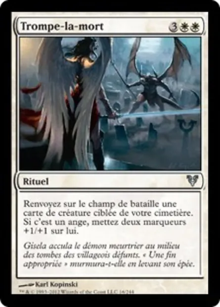 Trompe-la-mort, carte Magic AVR 16 — extension Avacyn ressuscitée