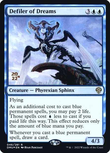 Defiler of Dreams, Magic card PDMU 46s — Dominaria United Promos set