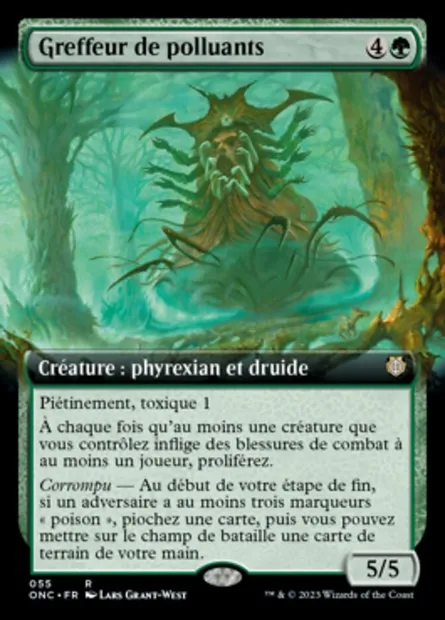 Greffeur de polluants, carte Magic ONC 55 — extension Phyrexia: All Will Be One Commander
