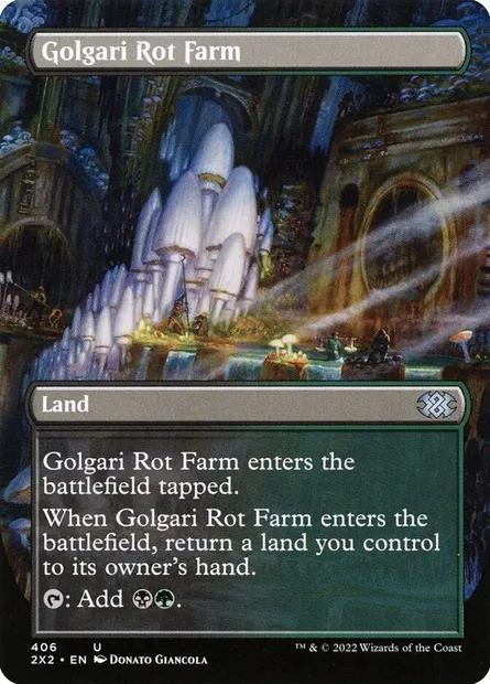 Golgari Rot Farm, Magic card 2X2 406 — Double Masters 2022 set