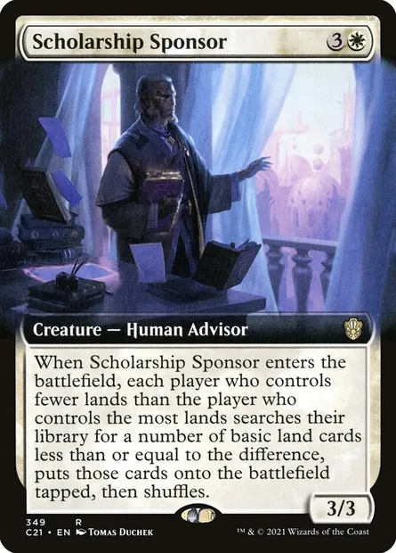 Scholarship Sponsor, Magic card C21 349 — Commander 2021 set
