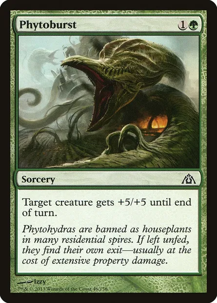 Phytoburst, Magic card DGM 46 — Dragon's Maze set