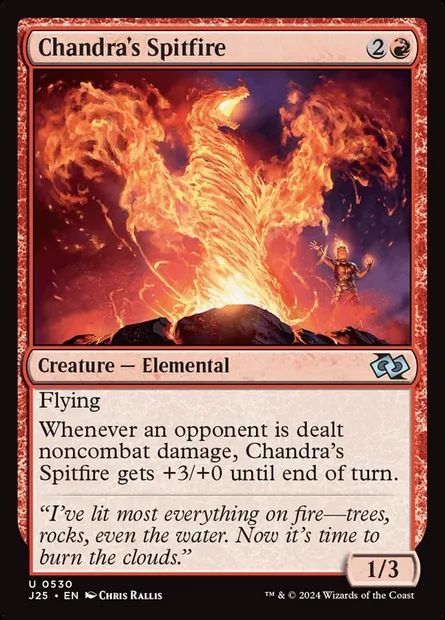 Chandra's Spitfire, Magic card J25 530 — Foundations Jumpstart set
