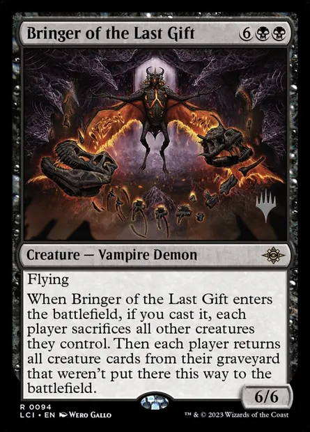 Annonciateur de la dernière offrande, carte Magic PLCI 94p — extension The Lost Caverns of Ixalan Promos