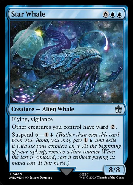 Star Whale, Magic card WHO 660 — Doctor Who set
