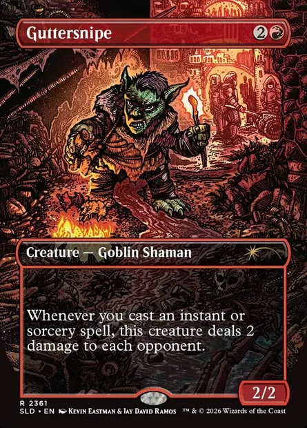 Guttersnipe, Magic card SLD 2361 — Secret Lair Drop set
