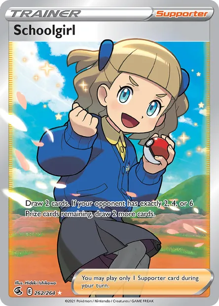 Schoolgirl, Pokémon card FST 262 — Fusion Strike set