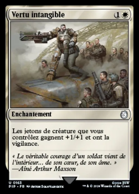 Vertu intangible, carte Magic PIP 163 — extension Fallout