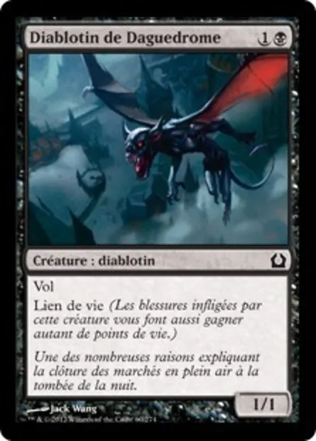 Diablotin de Daguedrome, carte Magic RTR 60 — extension Retour à Ravnica