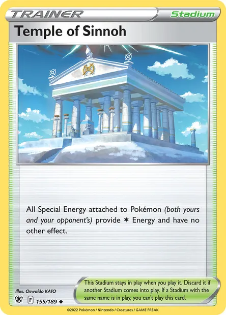 Temple of Sinnoh, Pokémon card ASR 155 — Astral Radiance set