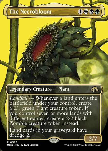 The Necrobloom, Magic card MH3 378 — Modern Horizons 3 set