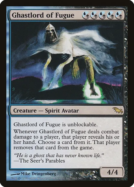 Ghastlord of Fugue, Magic card SHM 162 — Shadowmoor set