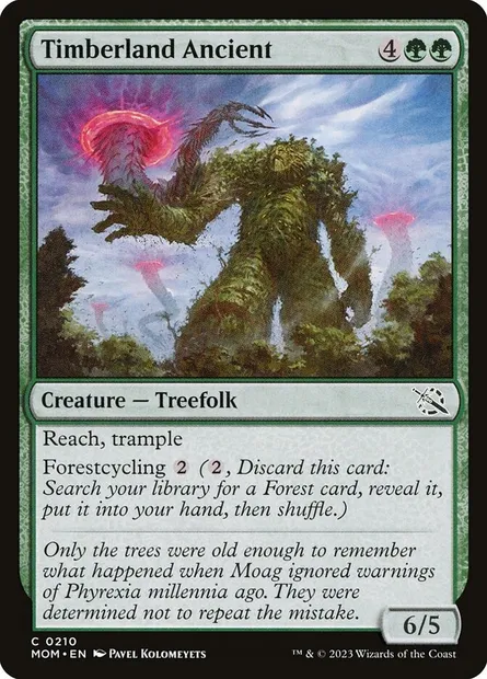 Timberland Ancient, Magic card MOM 210 — March of the Machine set