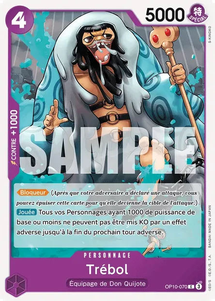 Trébol, carte One Piece OP10-070 — extension SANG ROYAL