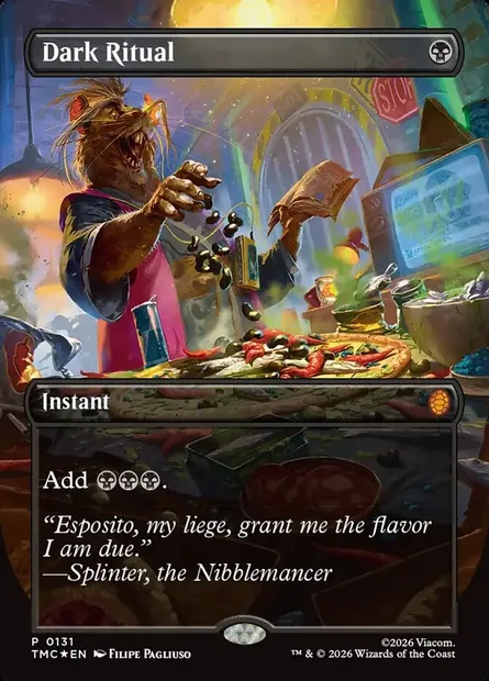 Dark Ritual, Magic card TMC 131 — Teenage Mutant Ninja Turtles Eternal set