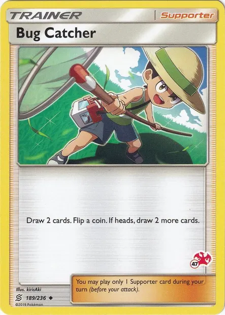 Bug Catcher, Pokémon card BA20 189c-47 — Battle Academy 2020 set