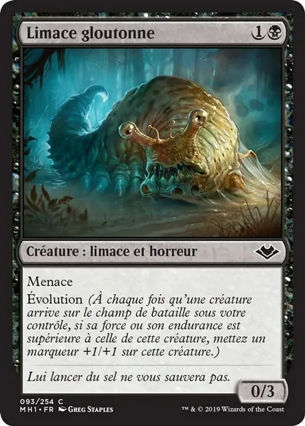 Limace gloutonne, carte Magic MH1 93 — extension Horizons du Modern