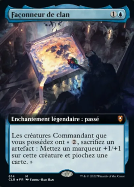 Façonneur de clan, carte Magic CLB 614 — extension Commander Légendes : la bataille de la Porte de Baldur