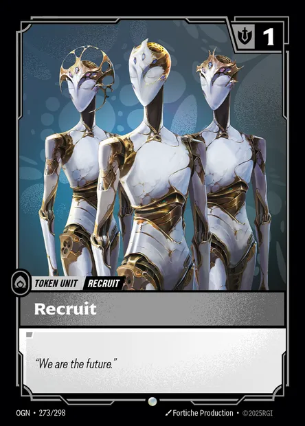 Recruit (ZN), carte Riftbound OGN 273 — extension Origins