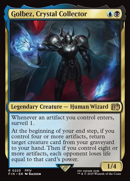 Golbez, Crystal Collector, Magic card FIN 225 — Final Fantasy set