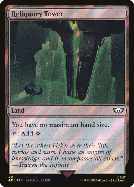 Reliquary Tower, Magic card 40K 291★ — Warhammer 40,000 Commander set