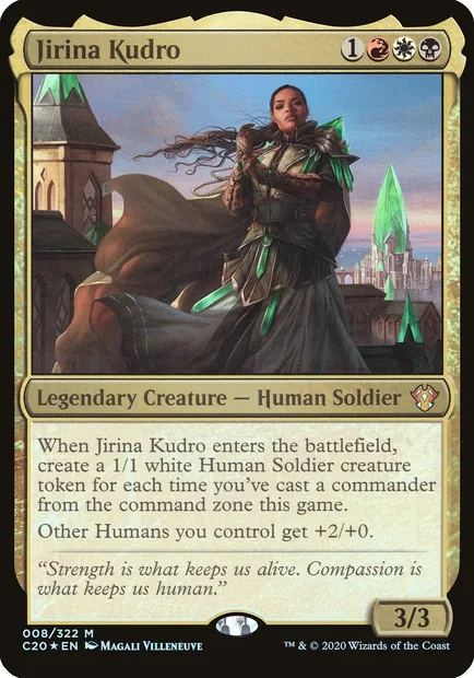Jirina Koudro, carte Magic OC20 8 — extension Commander 2020 Oversized