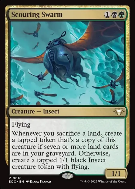 Scouring Swarm, Magic card EOC 16 — Edge of Eternities Commander set