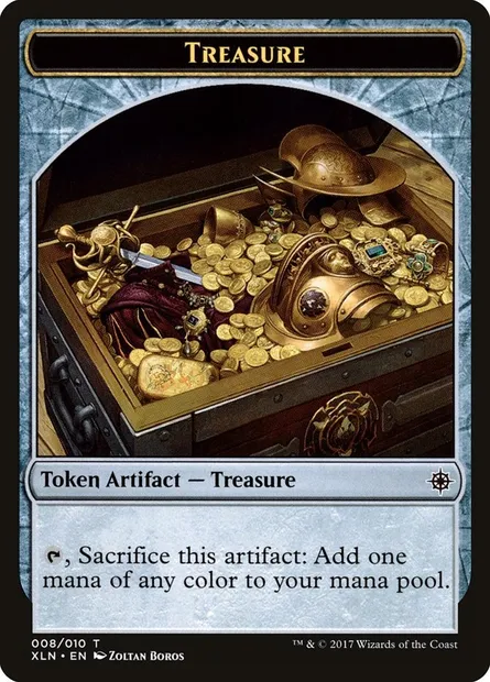 Treasure, Magic card TXLN 8 — Ixalan Tokens set