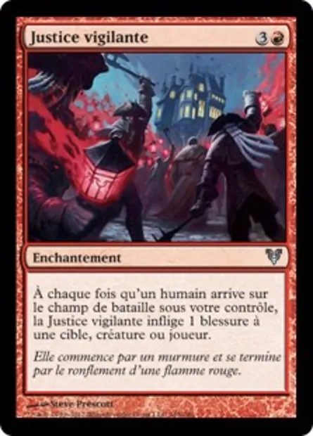 Justice vigilante, carte Magic AVR 165 — extension Avacyn ressuscitée