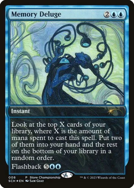 Memory Deluge, Magic card SCH 8 — Store Championships set