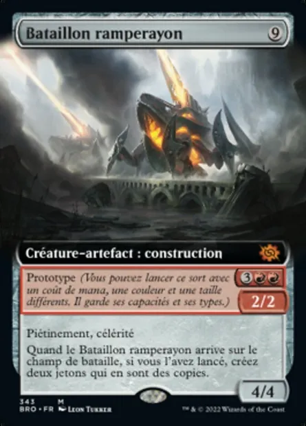 Bataillon ramperayon, carte Magic BRO 343 — extension La Guerre Fratricide