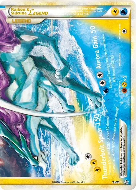 Raikou & Suicune LEGEND, Pokémon card UL 93 — Unleashed set