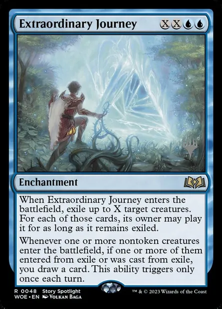 Extraordinary Journey, Magic card PWOE 48p — Wilds of Eldraine Promos set