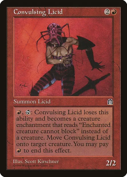 Convulsing Licid, Magic card STH 77 — Stronghold set