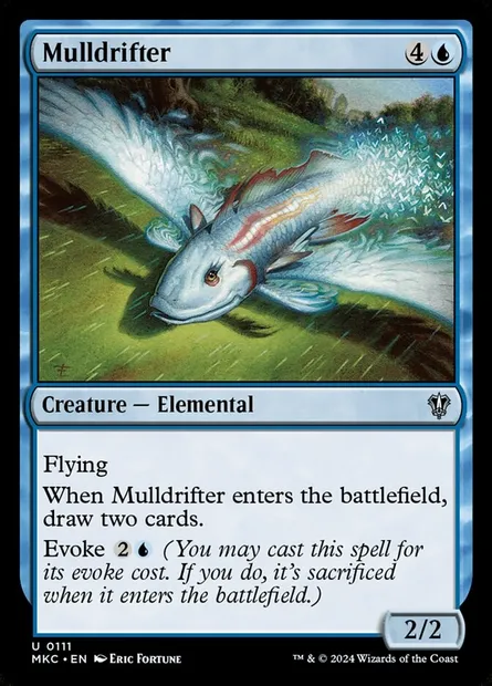 Mulldrifter, Magic card MKC 111 — Murders at Karlov Manor Commander set