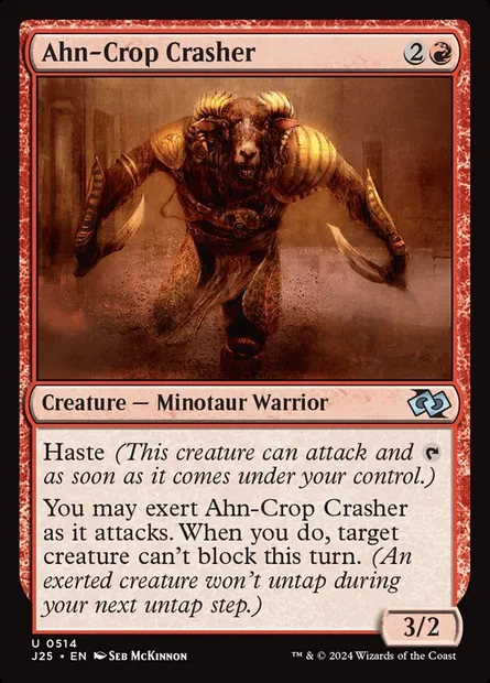 Ahn-Crop Crasher, Magic card J25 514 — Foundations Jumpstart set