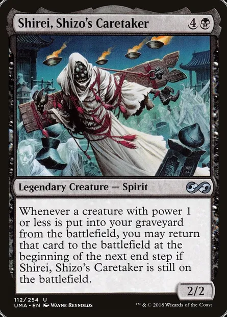 Shirei, Shizo's Caretaker, Magic card UMA 112 — Ultimate Masters set