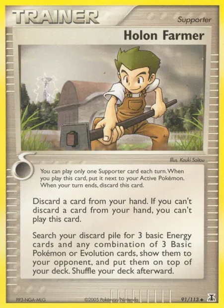 Holon Farmer, Pokémon card DS 91 — Delta Species set