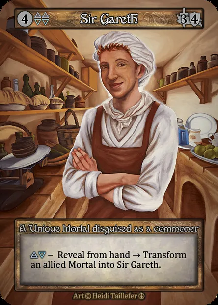 Sir Gareth, carte Sorcery ATH 075 — extension Arthurian Legends